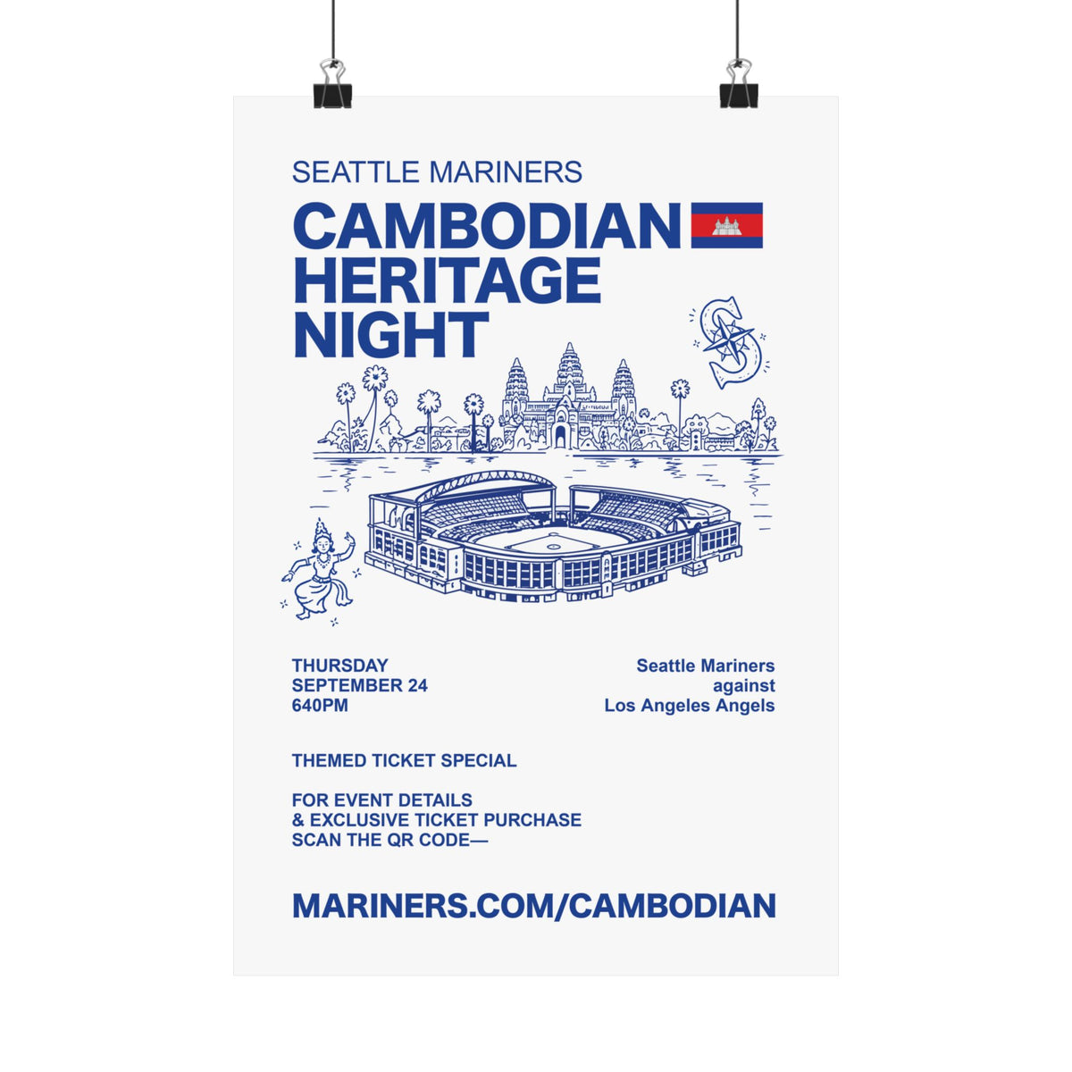 Cambodian Heritage Night Poster Matte Art Poster