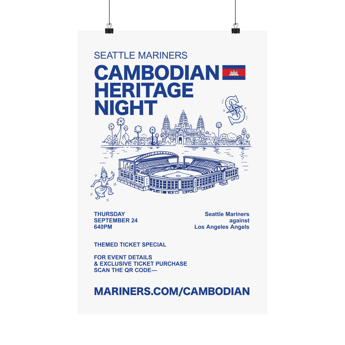 Cambodian Heritage Night Poster Matte Art Poster